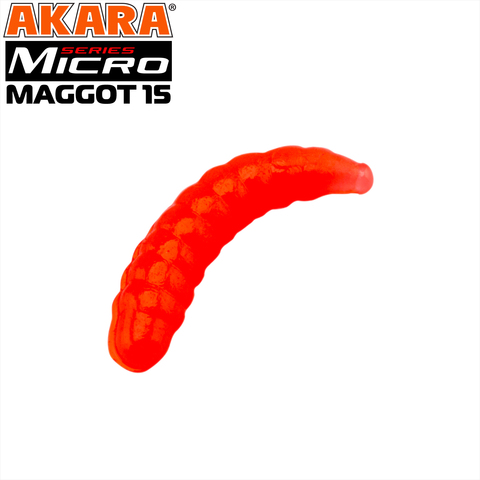 Силикон Akara MICRO Maggot 15 mm  100   (40 шт.)