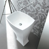 JZL006 01 00/ JZ13bi*1 Artceram JAZZ Livingtec раковина отдельно стоящая с сифоном, 60х48х85см, цвет белый глянцевый В АМ ГРУПП НА СКЛАДЕ 1ШТ БРАКОВАННАЯ
