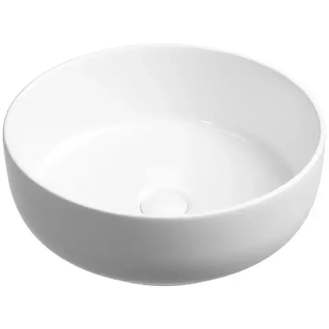 Ceramica Nova CN12003 СN12003 Раковина накладная круглая CERAMICANOVA TAYCAN 375*375*135, цвет белый