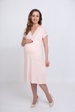 Ночная сорочка для беременных и кормящих 09718 пудра
