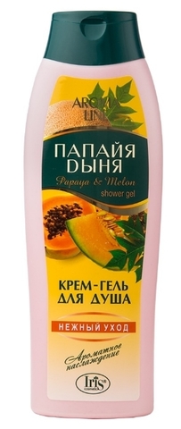 Aroma Line Крем-гель для душа Папайя и дыня 400 мл. Iris