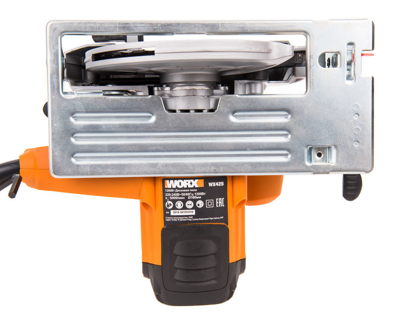 Дисковая пила WORX WX425, 1200Вт, 160мм