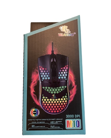 Игровая мышь RGB проводная M10, черный