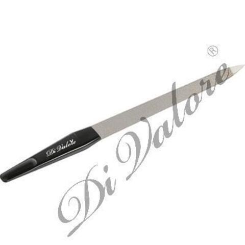 Di Valore 108-020 Пилка для искусственных и натуральных ногтей, метал. черная ручка 17,2см