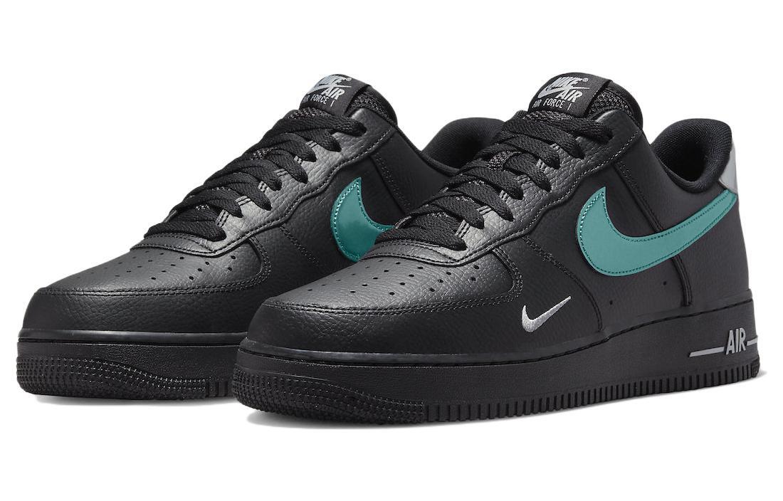 Nike Air Force 1 Low Black Blue Lightning Hyper Sneakers