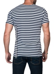 Купить футболку в полоску - Магазин тельняшек.ру 8-800-700-93-18Футболка-тельняшка прямая (темно-синяя полоса) в Магазине тельняшек