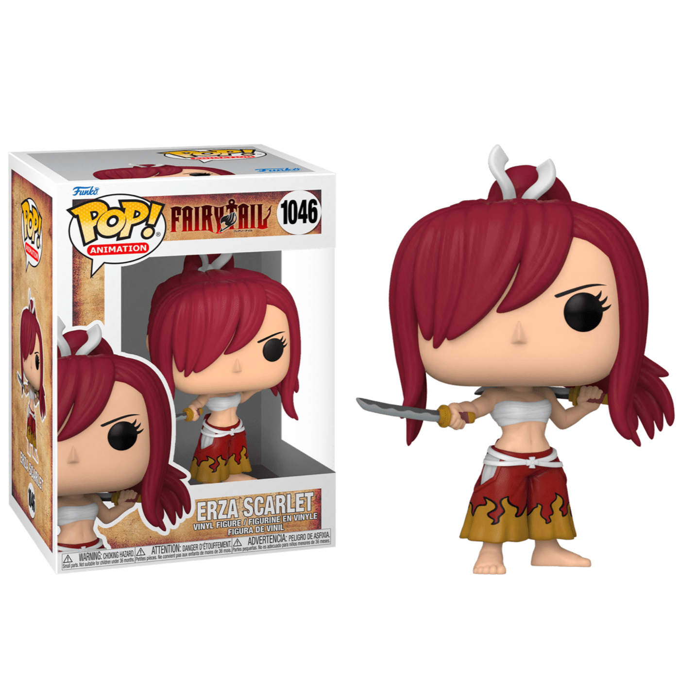 Фигурка Funko POP! Fairy Tail: Erza Scarlet (1046) (БАМП) – купить по  выгодной цене | Интернет-магазин комиксов 28oi.ru