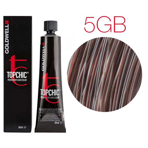 Goldwell Topchic 5GB (темно-коричневый золотистый блондин) - Стойкая крем-краска