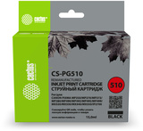 Картридж струйный Cactus CS-PG510 PG-510 черный (15мл) для Canon Pixma MP240, MP250, MP260, MP270, MP480, MP490, MP492, MX320, MX330