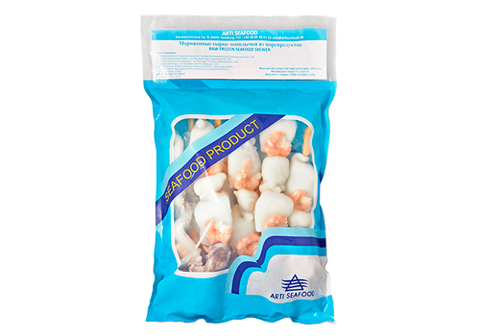 Шашлык из морепродуктов на шпажках, 1кг