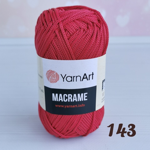 YARNART MACRAME 143, Вишня