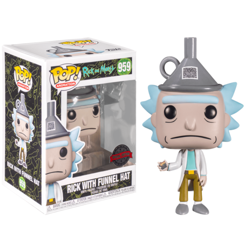 Funko POP! Rick and Morty: Rick with Funnel Hat (Exc) (959)