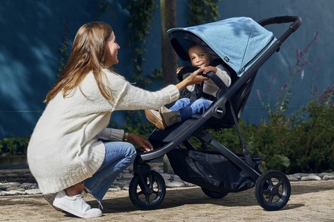 Картинка коляска Thule Spring Stroller Black - 7