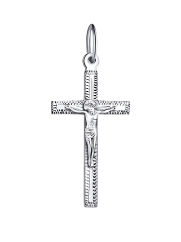 Крестик православный из серебра