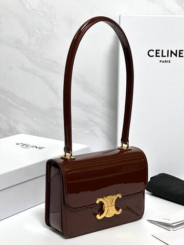 СУМКА CELINE GARANCE ДЛЯ ПОДРОСТКОВ ИЗ ЛАКИРОВАННОЙ ТЕЛЯЧЬЕЙ КОЖИ