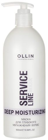 OLLIN SERVICE LINE Маска для глубокого увлажнения волос 500мл/ Deep Moisturizing Mask