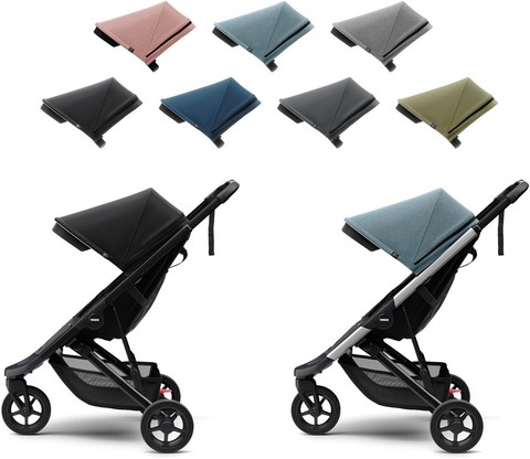 Картинка коляска Thule Spring Stroller Black - 8