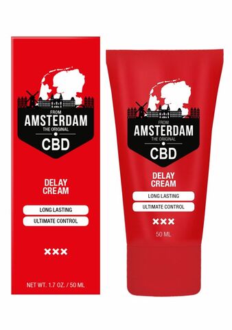 Крем-пролонгатор CBD from Amsterdam - 50 мл. - Shots Media BV Pharmquests PHA197