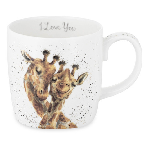 Кружка 310мл Royal Worcester Забавная фауна Влюбленные Жирафы