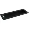 Ceramica Nova CN7016MB CN7016MB Раковина накладная Element с двумя отверстиями под смеситель 1210*457*137мм, цвет черный