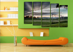 Модульная картина "Футбольные ворота"