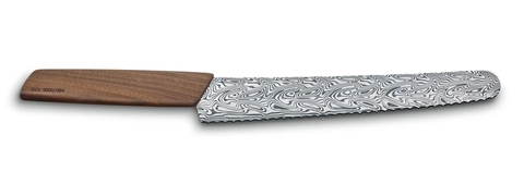 Нож кухонный Victorinox Swiss Modern Bread and Pastry Damast LE 2021, 22 sm, Brown  (6.9070.22WJ21)