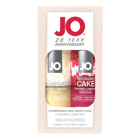 Подарочный набор из 2 лубрикантов Limited Edition 20 Year Anniversary Set - System JO JO H2O Flavors JO33505