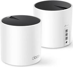 TP-Link Deco X55(2-pack) Домашняя Mesh Wi-Fi 6 система AX3000, до 574 Мбит/с на 2,4 ГГц + до 2402 Мбит/с на 5 ГГц