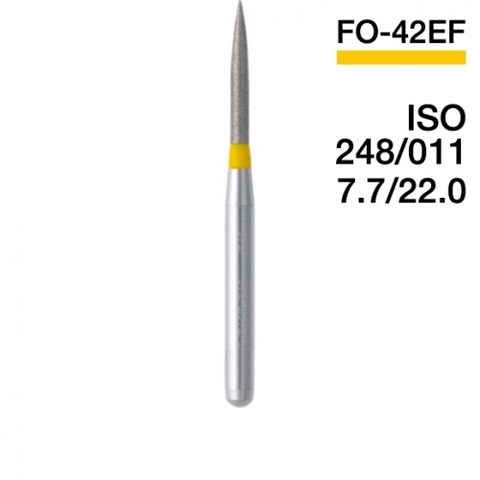 Боры алмазные,FO-42EF,(желтые) MANI, упак(5шт)