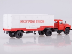 ZIL-130V1 with semitrailer ODAZ-794 Intercity transportation red-white 1:43 AutoHistory