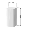 Duravit Happy D.2 Plus Декоратиный топ 403x364x16мм для шкафа # HP1260, HP1261, цвет: Графит суперматовый HP030008080