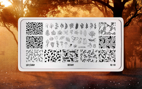 Пластина для стемпинга Go! Stamp 110 Botany