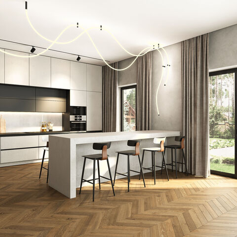 Гибкий неон Elektrostandard Full light 24V 12W 336Led 2835 IP20 круглый теплый белый, 8м