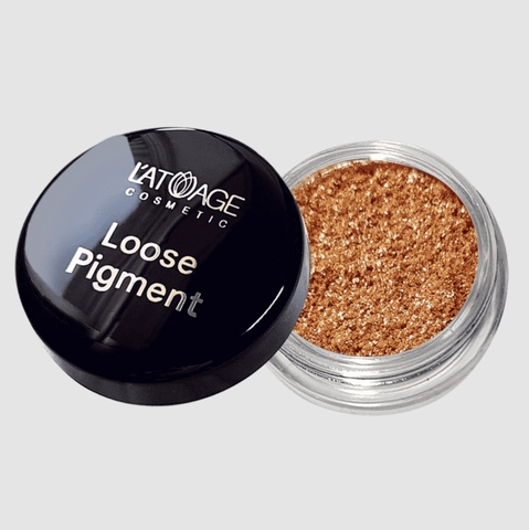 Loose Pigment Тени-пигмент для век №601 бежевое золото L'atuage