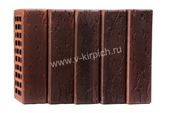 Кирпич лицевой Воротынский одинарный антик, руст