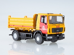 MAZ-5550 tipper MosMetro yellow-red 1:43 Start Scale Models (SSM)