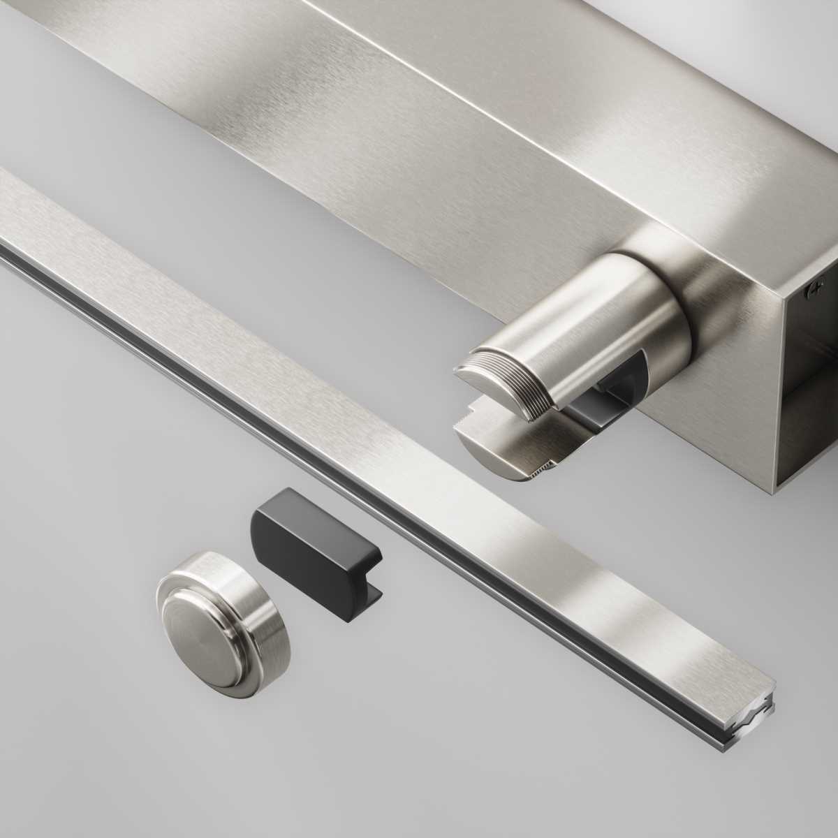 Основание настенное Wall для блока питания с вводом питания Maytoni Technical TRA155CW-BB-PT