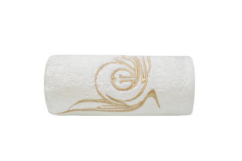 Полотенце 30х50 Garda Decor Лирика белое