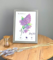 Фоторамка 21х30 см серая, арт. 2130.747805