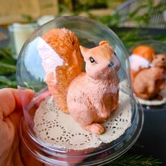 Новогодняя белочка зефир