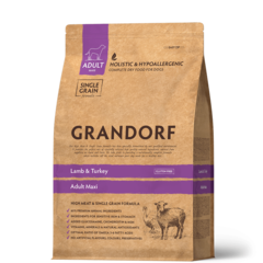 Grandorf Dog lamb & turkey maxi корм сухой для собак крупных пород ягнёнок с индейкой