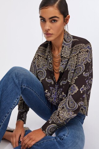 Liu Jo Блуза струящаяся в платочный узор