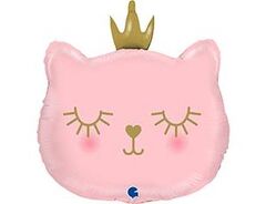 Г Фигура, Голова кошки розовая в короне, 26