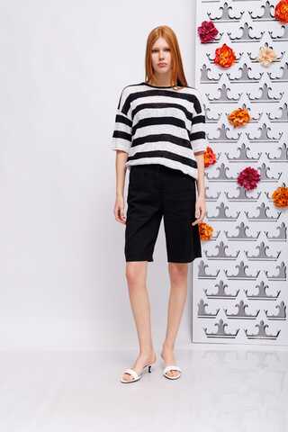 GARDEUR Шорты из хлопка и льна с эластаном