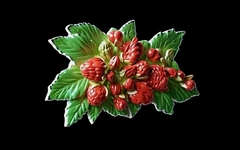 Силиконовый молд Композиция Ветка малины