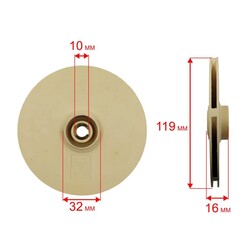 Крыльчатка QUATTRO ELEMENTI Automatico 1001 Inox (910-218-013)