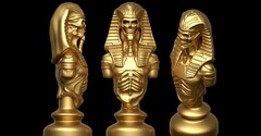 Силиконовый молд Шахматная фигура Мумия Большая
