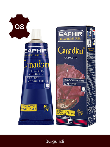 Крем-краситель для гладкой кожи, тюбик, Saphir Canadian 75 мл, (23 цвета)