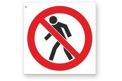 Знак безопасности ПРОХОД ЗАПРЕЩЕН Р03 200х200