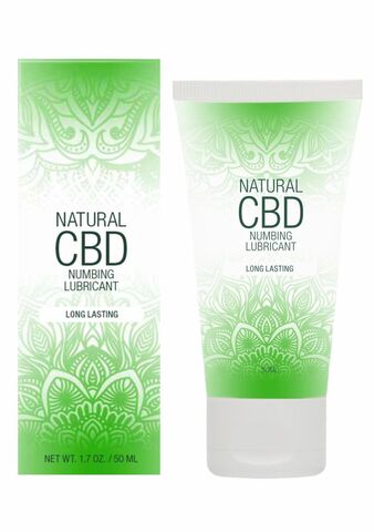 Лубрикант с пролонгирующим эффектом Numbing Natural CBD - 50 мл. - Shots Media BV Pharmquests PHA193